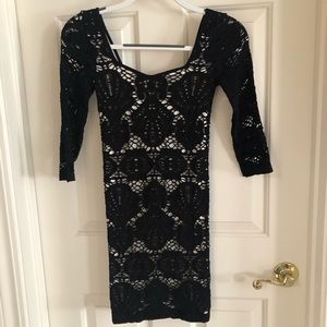 Free People Black Dress